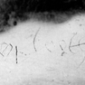 Domschatz Inv. Nr. 8a, Patene, Detail: Inschrift (nach 1512)