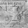 Sterbeinschrift auf der Grabplatte Arnolt des Barbiers