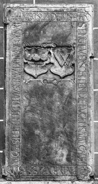 Bild zur Katalognummer 217: Grabplatte der Catharina Pinter