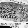 Inschrift des Glöckners Johannes Gunther aus Seligenstadt 