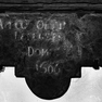 St. Marien, Inschrifttafel vom Epitaph des Dietrich Cothmann (1606)