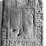 Grabplatte des Bruders Jodocus Allonius oder Assonius 