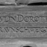 Grabplatte Dorothea Sophia Gräfin von Hohenlohe, Detail (A)