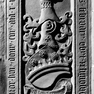 Grabplatte des Johanniterkomturs Helfrich von Rüdigheim 