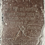 Grabplatte für Joachim Rose und Emerentia Röver, Otto Ryeman und J. C. Scheuring