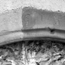 Rundbogenportal, ehem. Kuhstall, Detail mit Jahreszahl im Scheitel