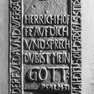 Grabplatte der Maria Homberg