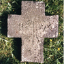 Bild zur Katalognummer 334: Rückseite des Grabkreuzes für Reichard Mallmann (Malmen)