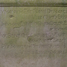 Grabplatte Philipp Engelhart, Detail (B)