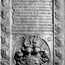Wappenplatte für Maria Salome von Stauding