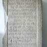 Grabplatte des Johann Heinrich Heiss