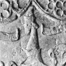 Sterbeinschrift für Christoph Smacz auf einer Wappengrabplatte