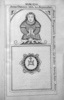Bild zur Katalognummer 302: Nachzeichung von d'Hame der Grabplatte für Margarethe Bornhof(en
