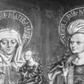 Domschatz Inv. Nr. 420, Altarflügel, Ausschnitt: Inschriften (um 1510)