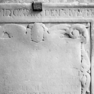 Grabplatte Magdalena von Wechmar, Detail (A)
