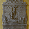 Sterbeinschriften auf dem Epitaph des Martin Bonschab und seiner Ehefrau Maria