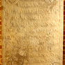 Grabplatte der Domina Elisabeth von dem Knesebeck [1/3]
