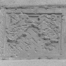 Eckquader mit Bauinschrift (B, C, D)