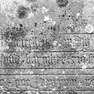 Grabplatte Hans Joseph Kirsser d. Ä. und Ehefrau, Detail mit Inschrift