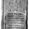 Grabplatte Melchior Jäger von Gärtringen