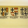 Wappenfries Deutschmeister des Deutschen Ordens (K, J, H)