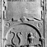 Wappengrabplatte für Barbara von Aham, geb. Lösch