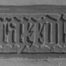 Grabplatte Praxedis Gräfin von Hohenlohe, Detail (A)