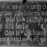 Querrechteckige Inschriftentafel für Johannes Gebhard, dessen gleichnamigen Neffen Johannes und Friedrich Gebhard