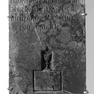 Sterbeinschrift für Wolfgang Frueauf auf einer Priestergrabplatte