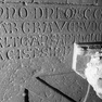 Grabplatte Markgraf Rudolf II. von Baden, Detail