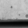 Altarstein, Detail mit Weiheinschriften (A)