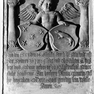 Sterbeinschrift auf der Wappengrabtafel der Anna Maria Riederer