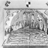 Wandmalerei mit Namenbeischriften und Kreuztitulus