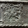 Glocke mit Gussjahr, Detail Pilgerzeichen