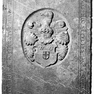 Dom, Kreuzgang, Grabplatte Wilhelm von Wylre (1609)