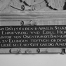 Epitaph des Christoph von Obentraut (Schrifttafel aus Schiefer)