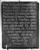 Bild zur Katalognummer 207: Epitaph des Dekans Petrus Pellifex, 14zeilig