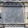 Wappen- und Inschriftentafel über der Tür zum Turmgeschoss [2/2]