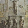 Liebfrauen, Kreuzgang, Kreuzigung mit Stifterdarstellung Friedrich von Hoym (1508)