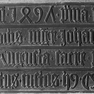 Metallauflage der Grabplatte Stiftkustos Johannes Gessel