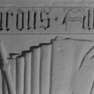 Grabplatte Abt Bernhard, Detail