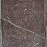 Grabplatte für den Pfarrer Arnold Stolterfot