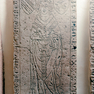 Grabplatte des Dekans Crafto und der Margareta.