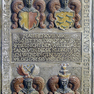 Grabplatte für einen totgeborenen Sohn des Ludwigs von Dörnberg