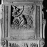Sterbeinschriften auf dem Epitaph des Georg Niedermair und seiner Ehefrauen Ursula, Agnes und Dorothea