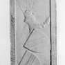 Grabinschrift für Wilhalm von Rottau und seine Ehefrau Margaretha, geb. von Layming, auf einer Wappengrabplatte