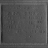 Grabplatte Johann David Hartmann (D)