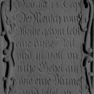 Grabplatte Eleonora Anna Eusebia Gräfin von Hohenlohe, Detail (C)