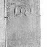 Sterbeinschrift für Johannes Kastner auf einer figuralen Grabplatte
