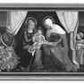 Tafelbild mit Markgraf Christoph I. von Baden und seiner Familie in Anbetung der hl. Anna Selbdritt